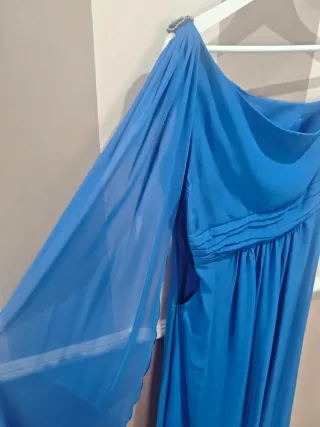 Vestido largo azul talla 40