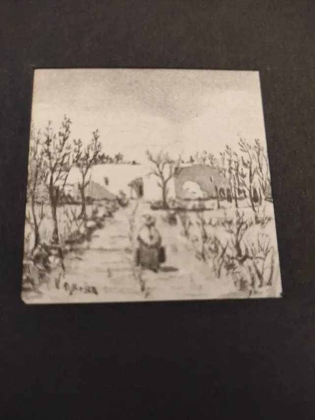 dos Litografías Miniatura Firmadas son dos