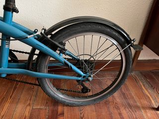 Bicicleta Plegable Lurauto & Co. Azul