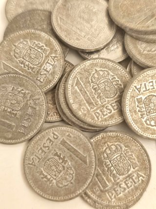 Lote 30 Monedas 1 Peseta Aluminio
