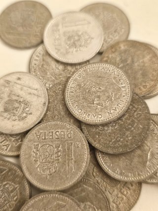 Lote 30 Monedas 1 Peseta Aluminio