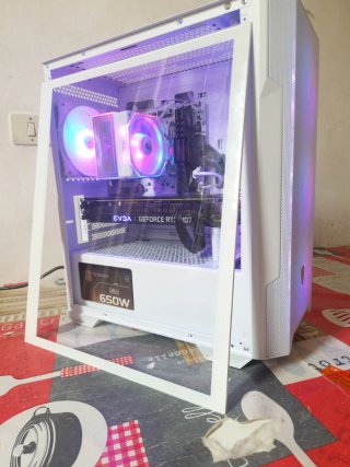 PC Gaming TOTAL WHITE -RTX 3070 EVGA Ryzen 5 5600x