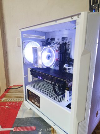 PC Gaming TOTAL WHITE -RTX 3070 EVGA Ryzen 5 5600x