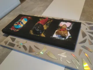 Quadro Design Contemporaneo Napoli simboli