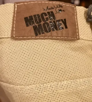 Pantaloni Much Money beige fantasia taglia 40