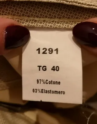 Pantaloni Much Money beige fantasia taglia 40