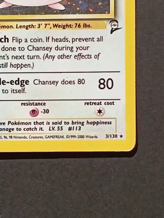 Chansey - Set Base 2 3/130