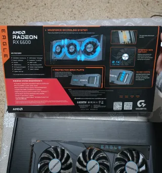 Tarjeta Gráfica Gigabyte Radeon RX 6600 EAGLE 8GB