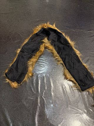 2 colletti in pelliccia per cappotti e giacche