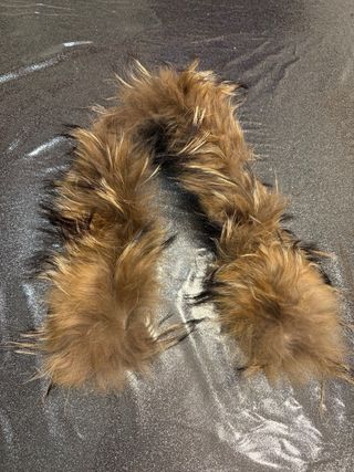 2 colletti in pelliccia per cappotti e giacche