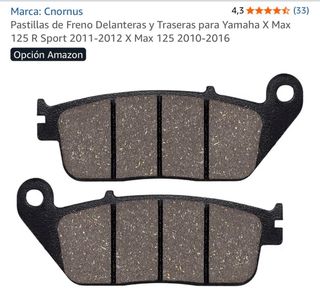 Pastillas Freno Yamaha Xmax 125