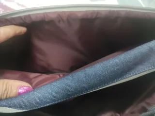 Bolso bandolera Newfeel azul y morado