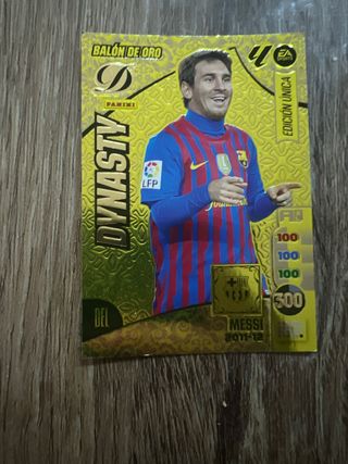 Cromo Messi Balón de Oro Dynasty 2011-12