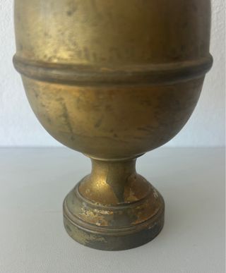 Remate de bronce de 13 cms