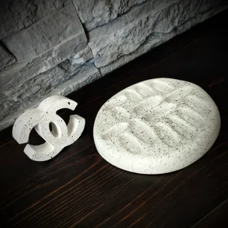 CHANEL Porta Anelli Scultura Decorativa Casa Chic