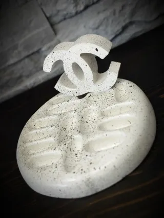 CHANEL Porta Anelli Scultura Decorativa Casa Chic