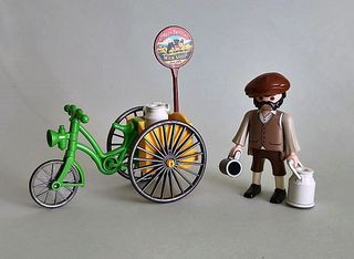 Playmobil Repartidor  Victoriano Con Triciclo