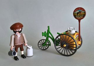 Playmobil Repartidor  Victoriano Con Triciclo