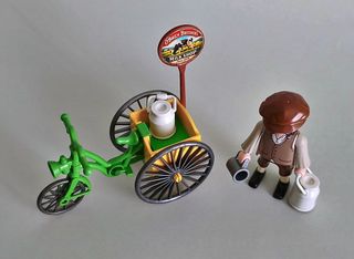 Playmobil Repartidor  Victoriano Con Triciclo