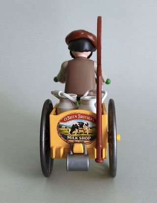 Playmobil Repartidor  Victoriano Con Triciclo