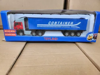 Set 2 Camioncini Toyland: Container e SUV con Cara
