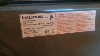 Microondas Taurus