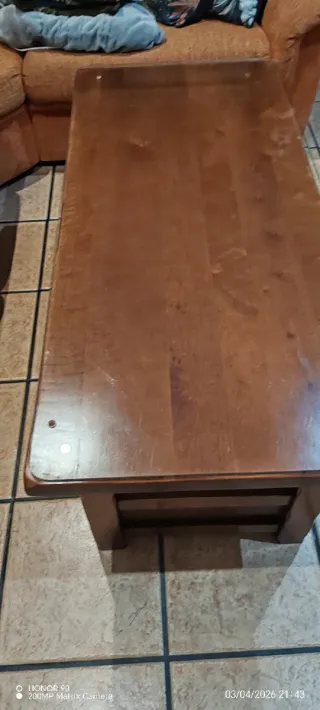 Conjunto de salón Mueble de madera rústico