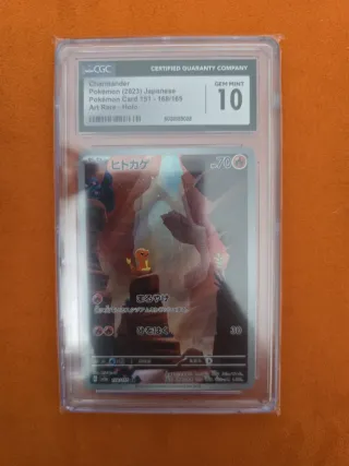 Carta Pokémon Charmander 168/165