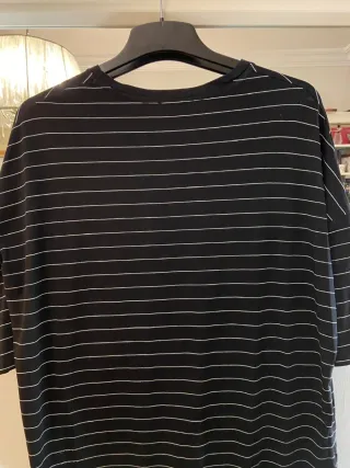 Vestido midi Zara rayas algodón