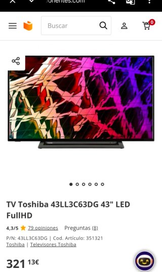 TV Toshiba 43 LED Full HD