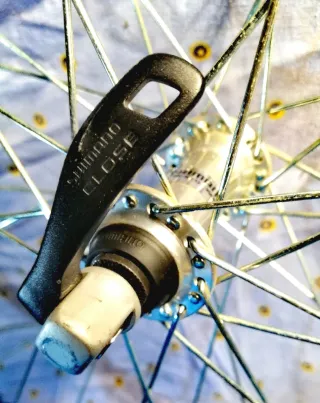 Lote Shimano Alivio MTB piezas y rueda años 90