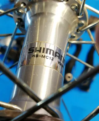 Lote Shimano Alivio MTB piezas y rueda años 90