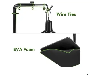 Soporte Ajustable para Lámpara de Calor para Repti