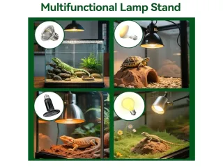 Soporte Ajustable para Lámpara de Calor para Repti