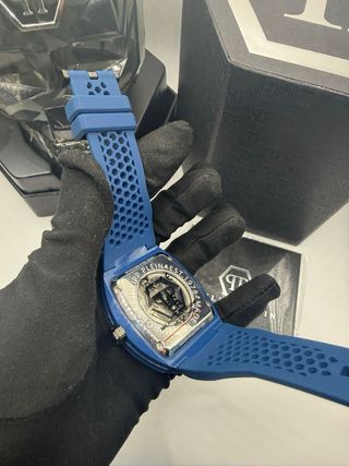Reloj Philipp Plein Azul Esqueleto