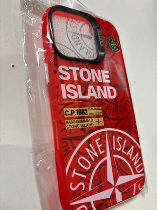 Funda Stone Island iPhone 16 Pro Roja