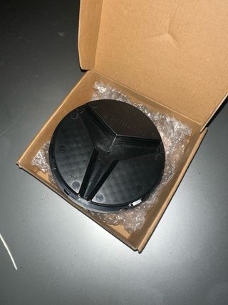 Nuevo emblema Mercedes W205 Negro 18.5cm