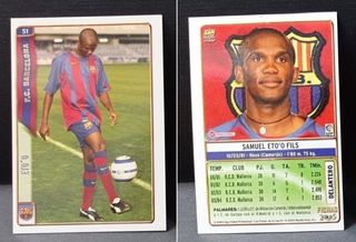 CARDS VINTAGE DE MAS 20 AÑOS - FC BARCELONA PART-3