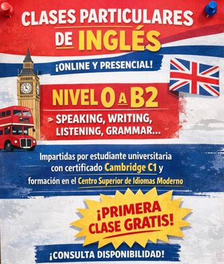 Clases particulares inglés