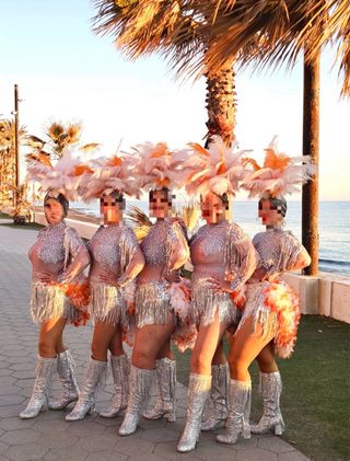 Tocado Plumas Avestruz