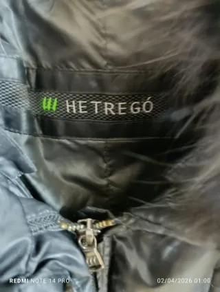 Giubbotto Hetregò nero con pelliccia