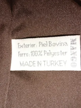 Minifalda piel + cinturón. T 36 MANGO chica Mujer