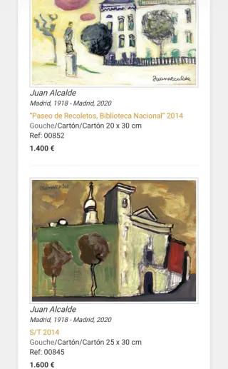 Pintura Juan Alcalde Alonso