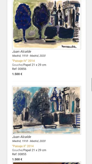 Pintura Juan Alcalde Alonso