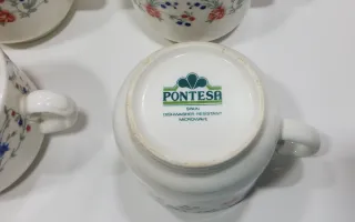 4 TAZAS GRANDES DESAYUNO PONTESA VINTAGE