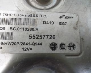 Centralita motor uce fiat 376816 55257726 qubo 1.3