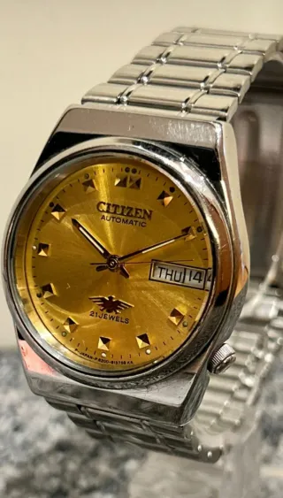 Orologio Citizen Eagle 21 Gioielli Automatico Vintage