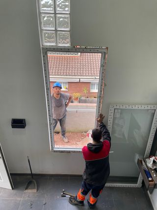 Colocación ventanas aluminio y PVC