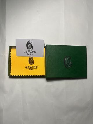 Tarjetero Goyard Verde