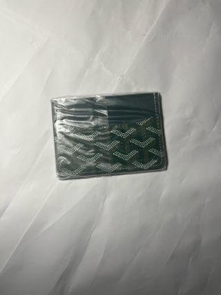 Tarjetero Goyard Verde